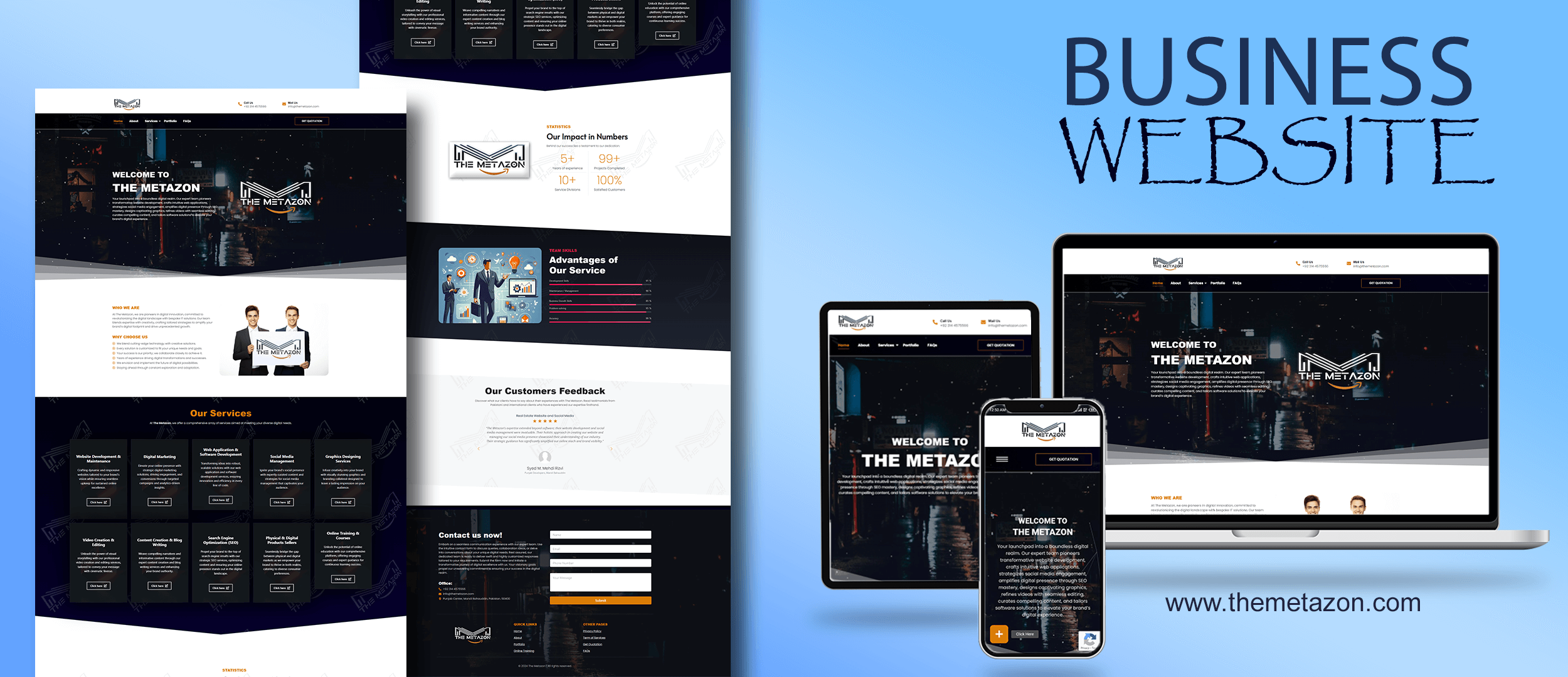 Business Website 1 By The Metazon