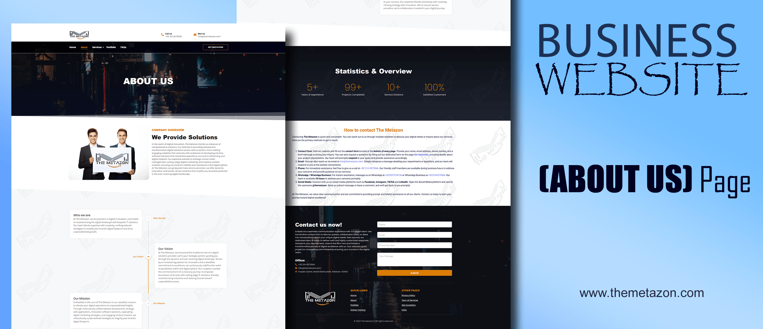 Business Website 1 By The Metazon