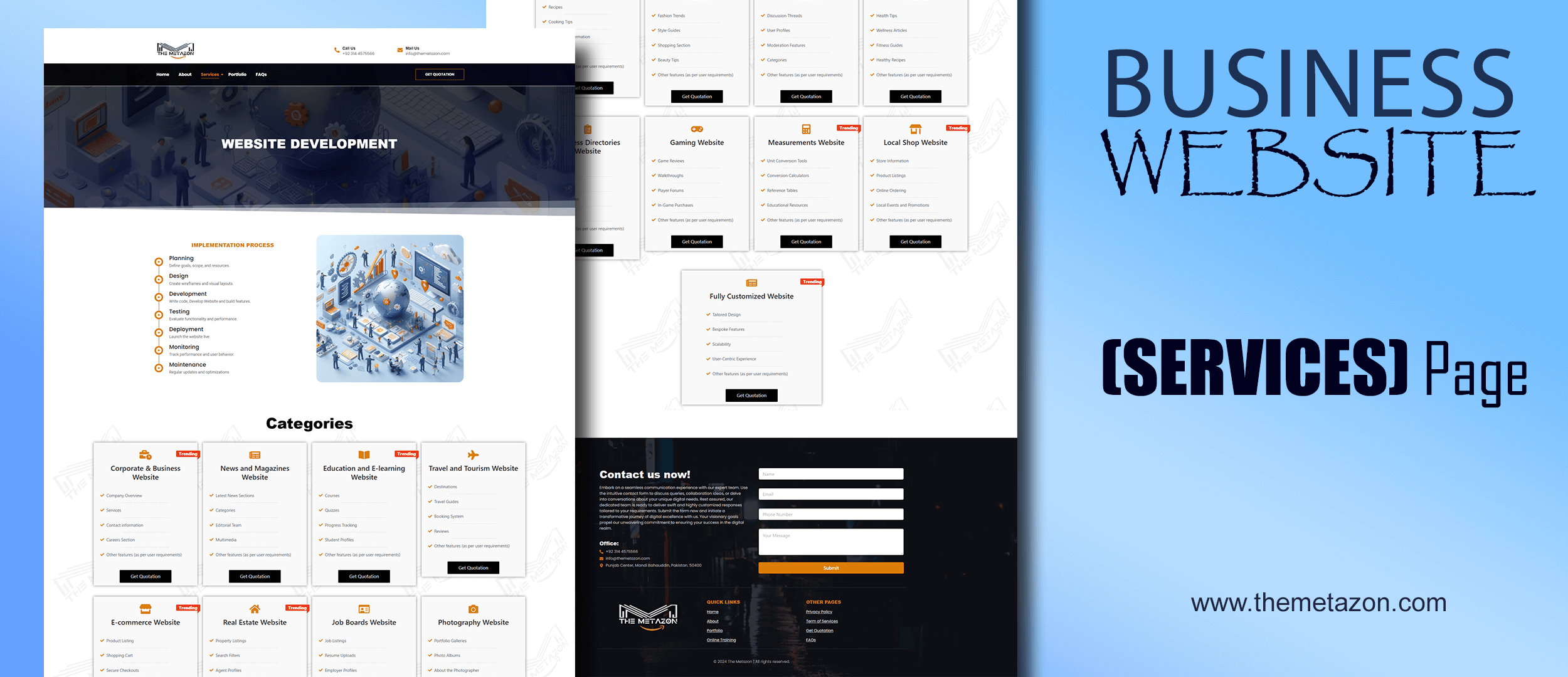 Business Website 1 By The Metazon