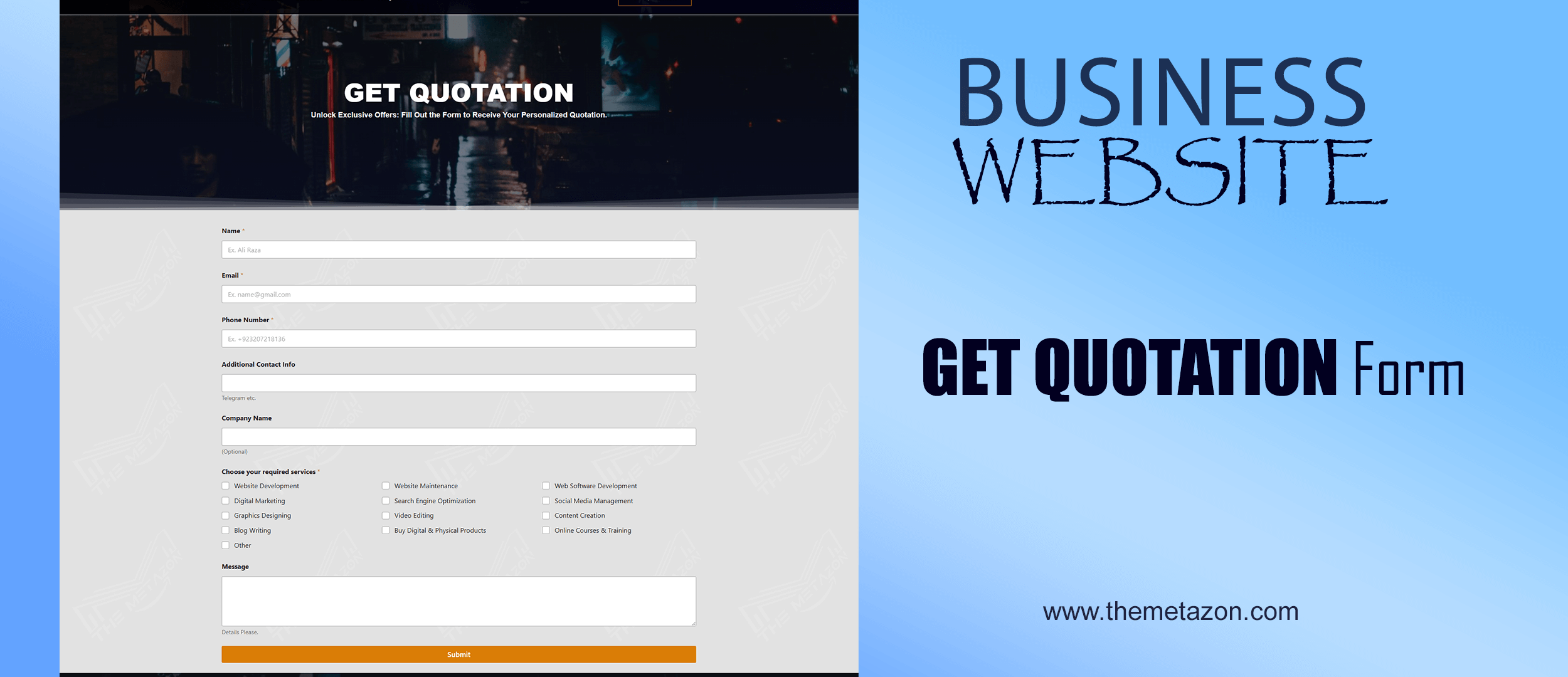 Business Website 1 By The Metazon